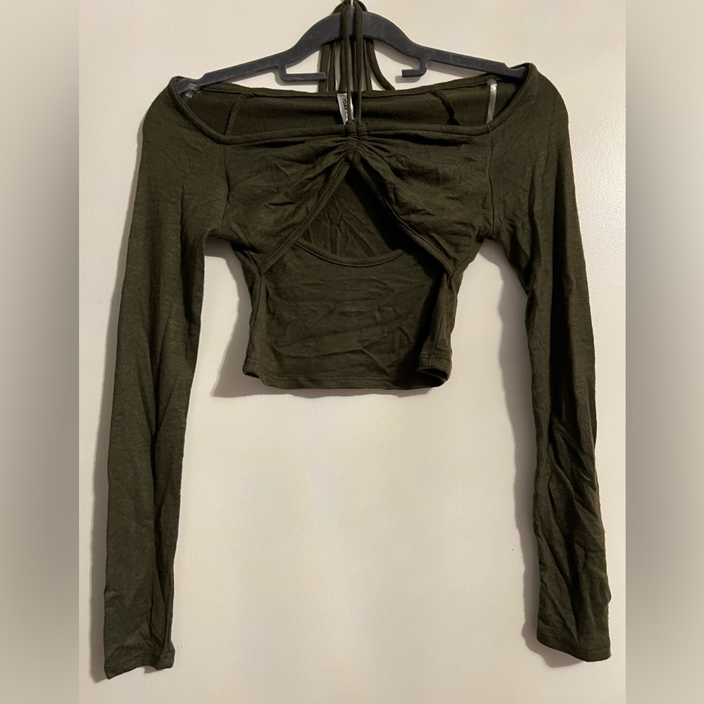 Army green top